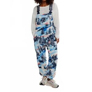 NEW FREE PEOPLE hit the slopes salopette overall in blue